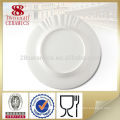 Placa de cena ondulada porcelana placa única cena placas fábrica de Guangzhou